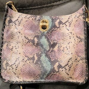 Aimee Kestenberg Snakeskin Print Crossbody Purse